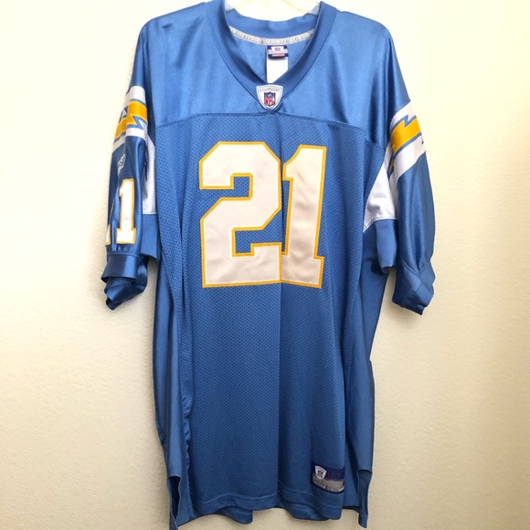REEBOK Equipment NFL Sz 52 Stitched Jersey LaDainian Tomlinson #21 Chargers - Picture 2 of 16